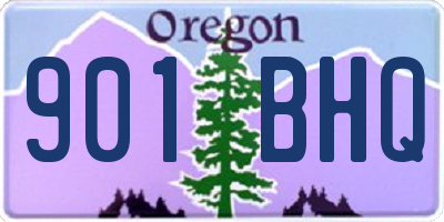 OR license plate 901BHQ