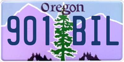OR license plate 901BIL