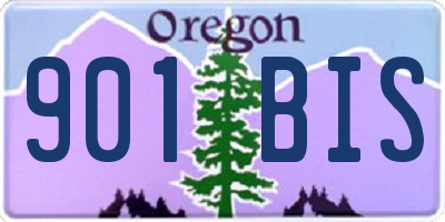 OR license plate 901BIS