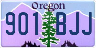 OR license plate 901BJJ
