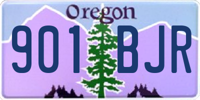 OR license plate 901BJR