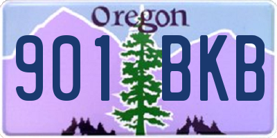 OR license plate 901BKB