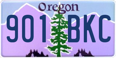 OR license plate 901BKC