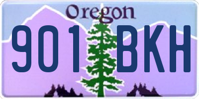 OR license plate 901BKH