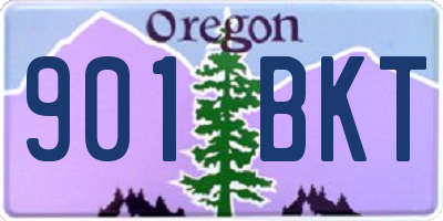 OR license plate 901BKT