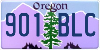 OR license plate 901BLC