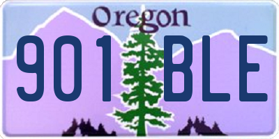 OR license plate 901BLE