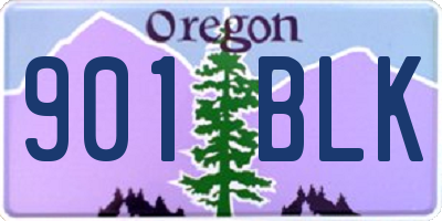 OR license plate 901BLK