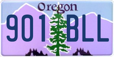 OR license plate 901BLL