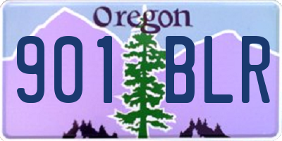 OR license plate 901BLR