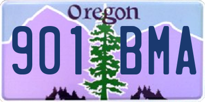 OR license plate 901BMA