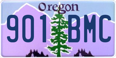 OR license plate 901BMC