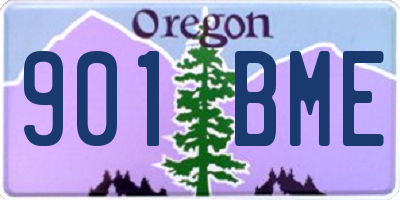 OR license plate 901BME