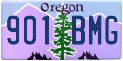 OR license plate 901BMG