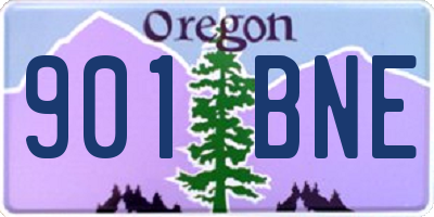 OR license plate 901BNE