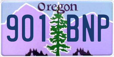 OR license plate 901BNP