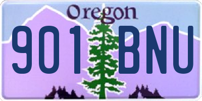 OR license plate 901BNU