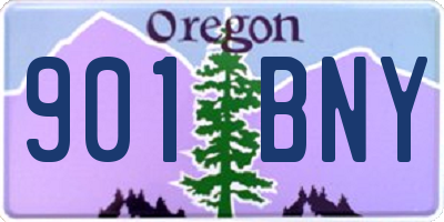 OR license plate 901BNY