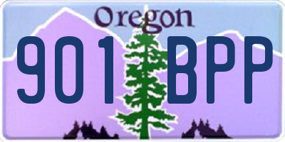 OR license plate 901BPP