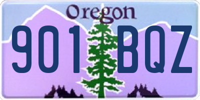 OR license plate 901BQZ