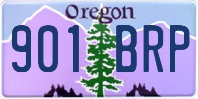 OR license plate 901BRP