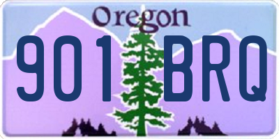 OR license plate 901BRQ