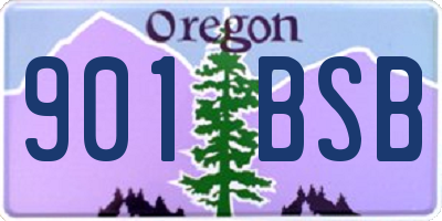 OR license plate 901BSB