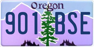 OR license plate 901BSE