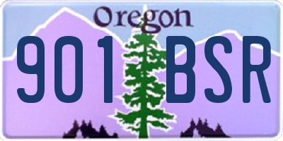 OR license plate 901BSR