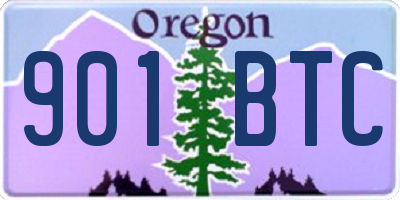 OR license plate 901BTC