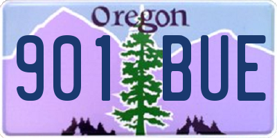 OR license plate 901BUE