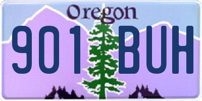OR license plate 901BUH