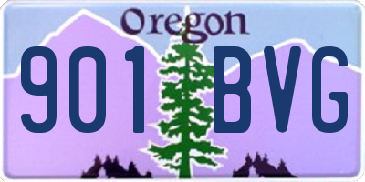OR license plate 901BVG