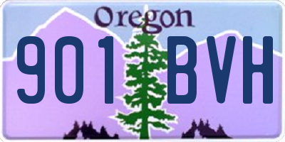 OR license plate 901BVH