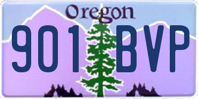 OR license plate 901BVP