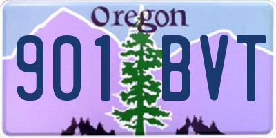 OR license plate 901BVT