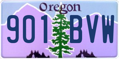 OR license plate 901BVW