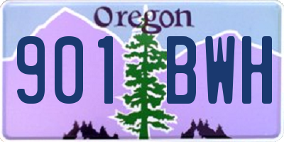 OR license plate 901BWH