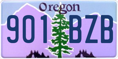 OR license plate 901BZB