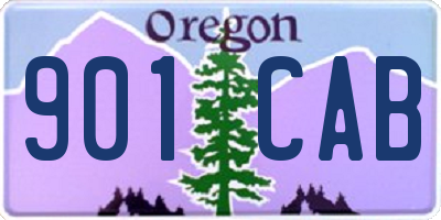 OR license plate 901CAB