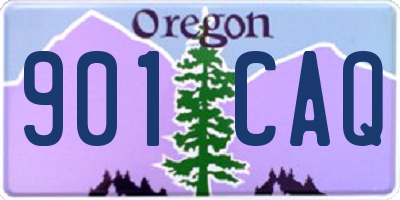 OR license plate 901CAQ