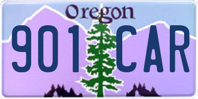 OR license plate 901CAR