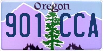 OR license plate 901CCA