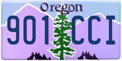 OR license plate 901CCI