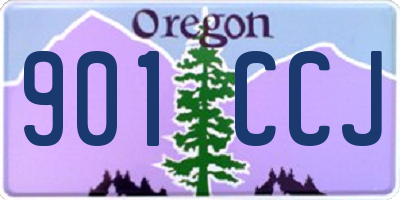 OR license plate 901CCJ