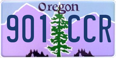 OR license plate 901CCR