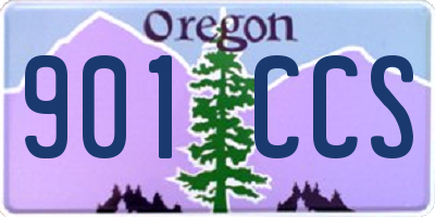OR license plate 901CCS