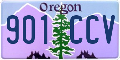 OR license plate 901CCV