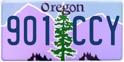 OR license plate 901CCY