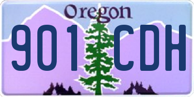 OR license plate 901CDH